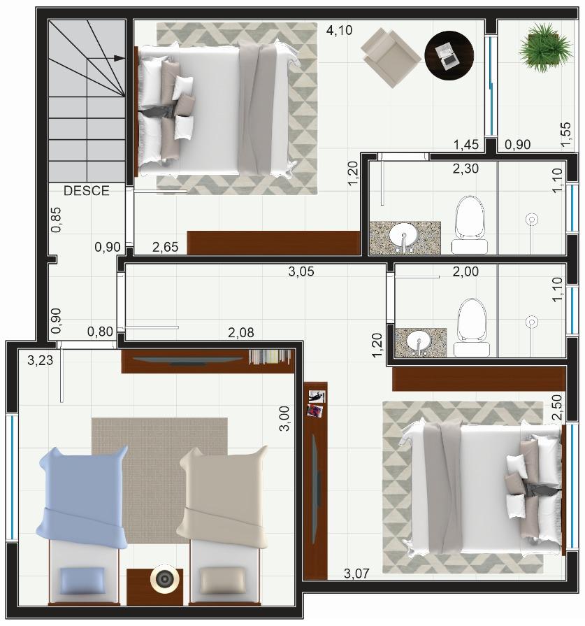 Casa à venda com 3 quartos, 76m² - Foto 11