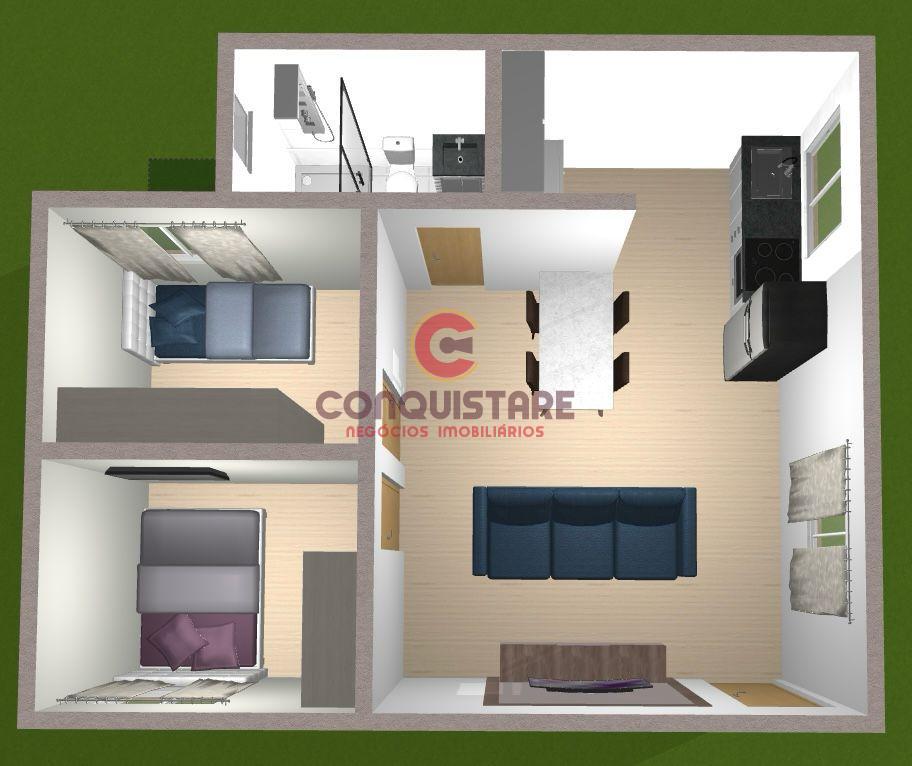 Apartamento à venda com 2 quartos, 46m² - Foto 4