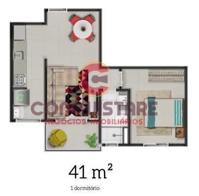 Apartamento à venda com 1 quarto, 41m² - Foto 14